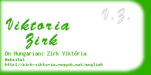 viktoria zirk business card